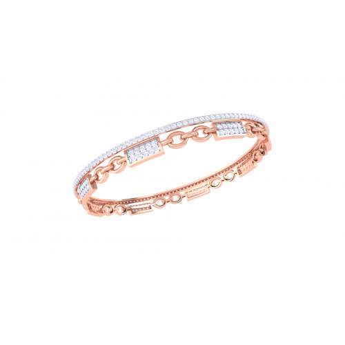 Phoebe Rose Gold Bangles 