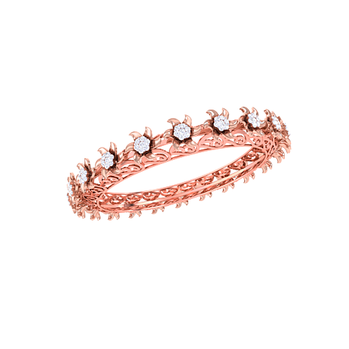 Janessa Rose Gold Bangles 