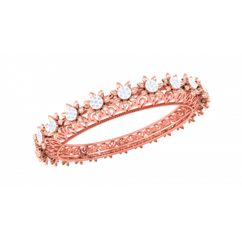 Janet Rose Gold Bangles 