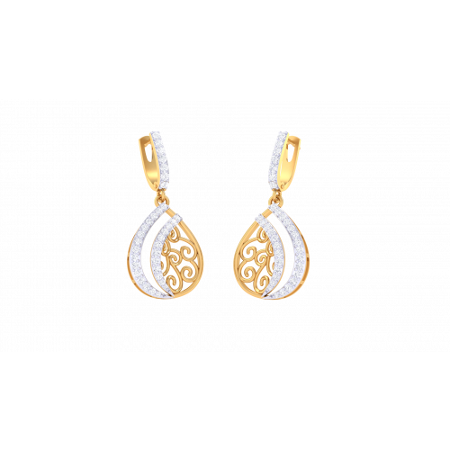Diamond Drop Earrings