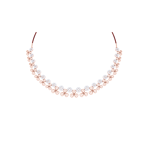Darshani Rose Gold Necklace
