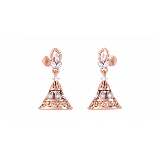 Mei Rose Gold Earrings