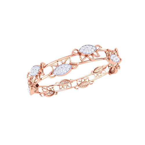 Janine Rose Gold Bangles 