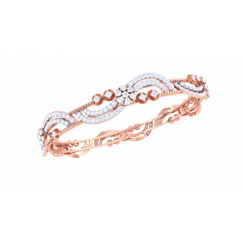 Helen Rose Gold Bangles 