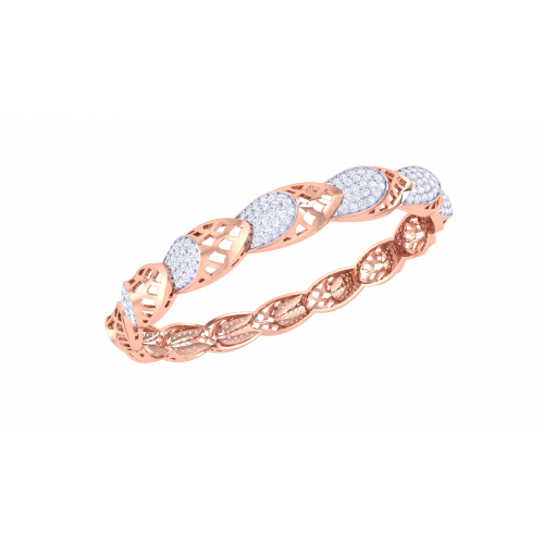 Nina Rose Gold Bangles