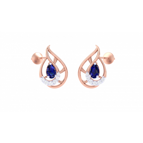 Blue Fire Rose Gold Tops 